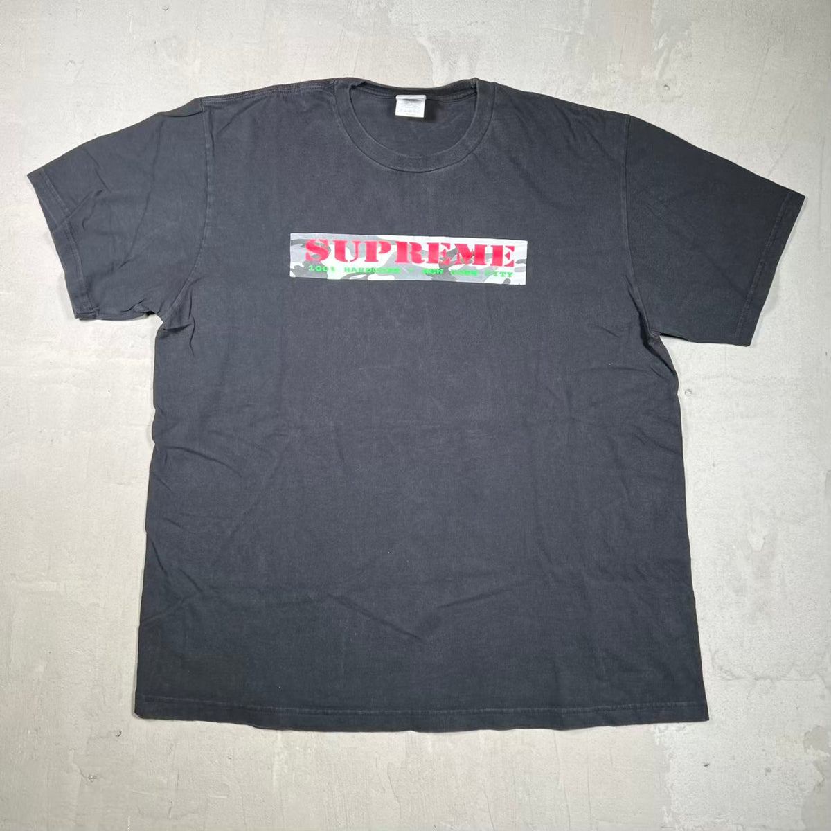 Supreme Hardcore Tee Black (2025) Size Large USED x18346