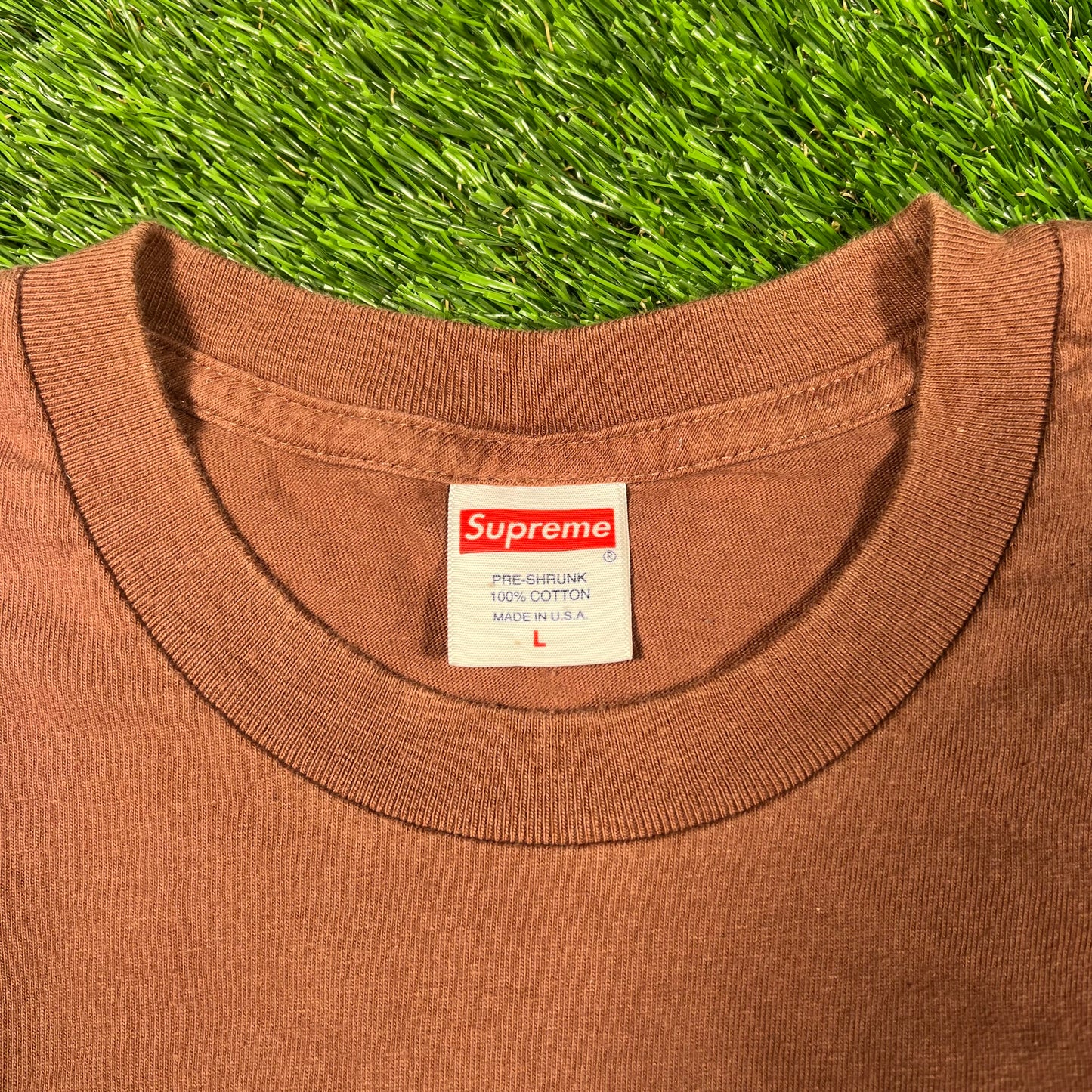 Supreme Richest Brown Tee (2021) Size Large USED x15385