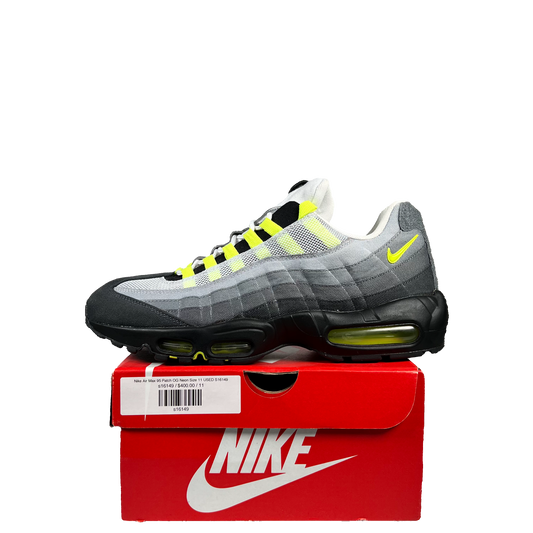 Nike Air Max 95 Patch OG Neon Size 11 USED S16149