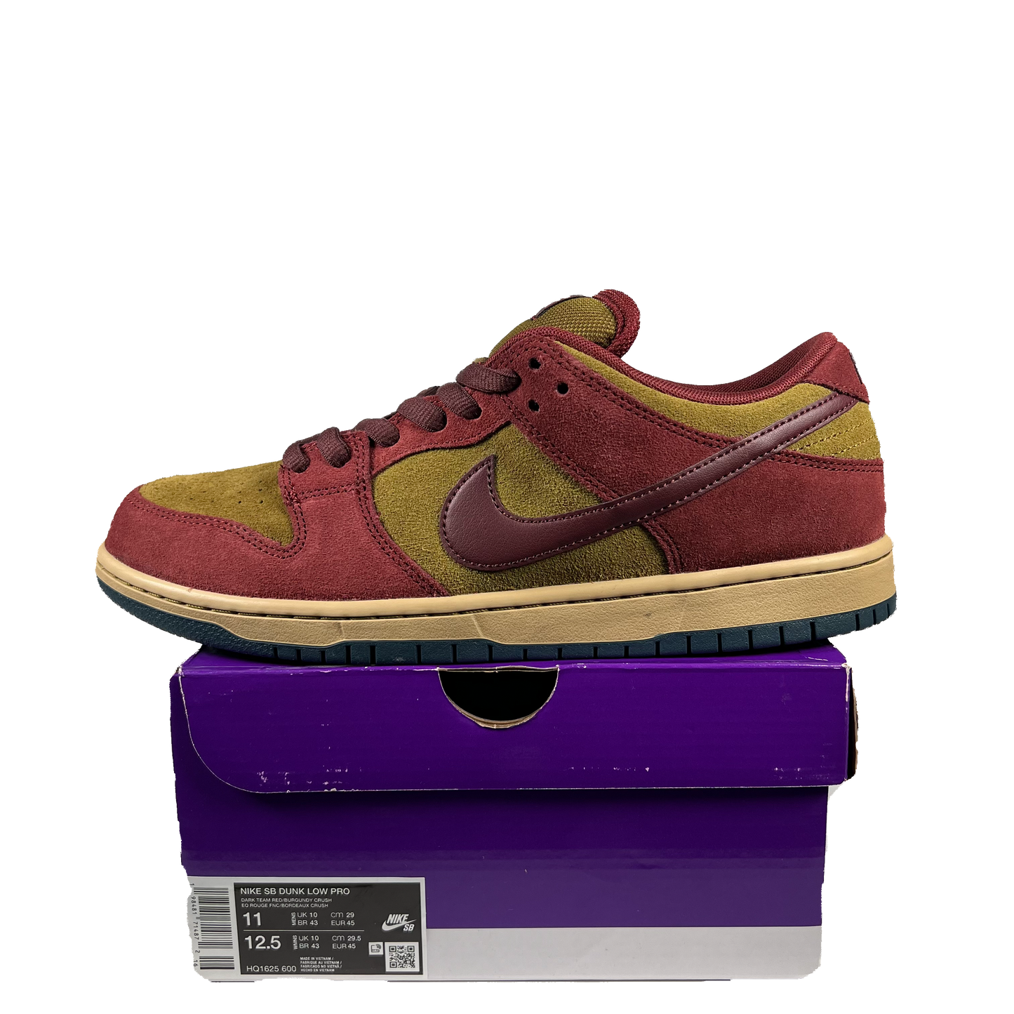Nike SB Dunk Low Dark Team Red Olive Flak (2025) Size 11 NEW s19005