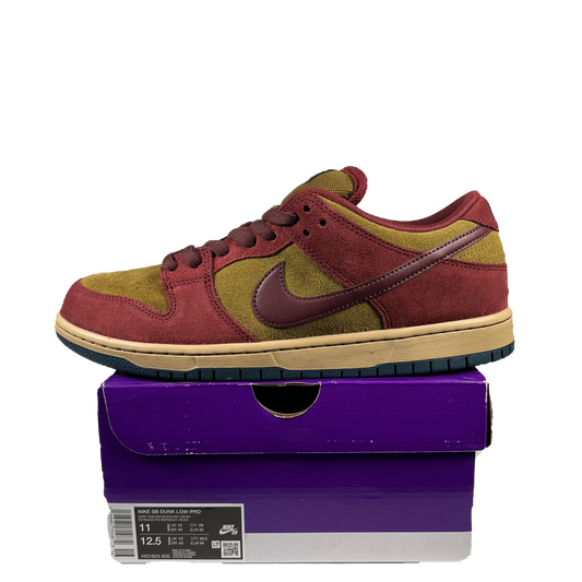 Nike SB Dunk Low Dark Team Red Olive Flak (2025) Size 11 NEW s19005