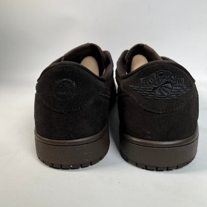 Jordan 1 Low Travis Scott Velvet Brown (2024) Size 12 USED s23343