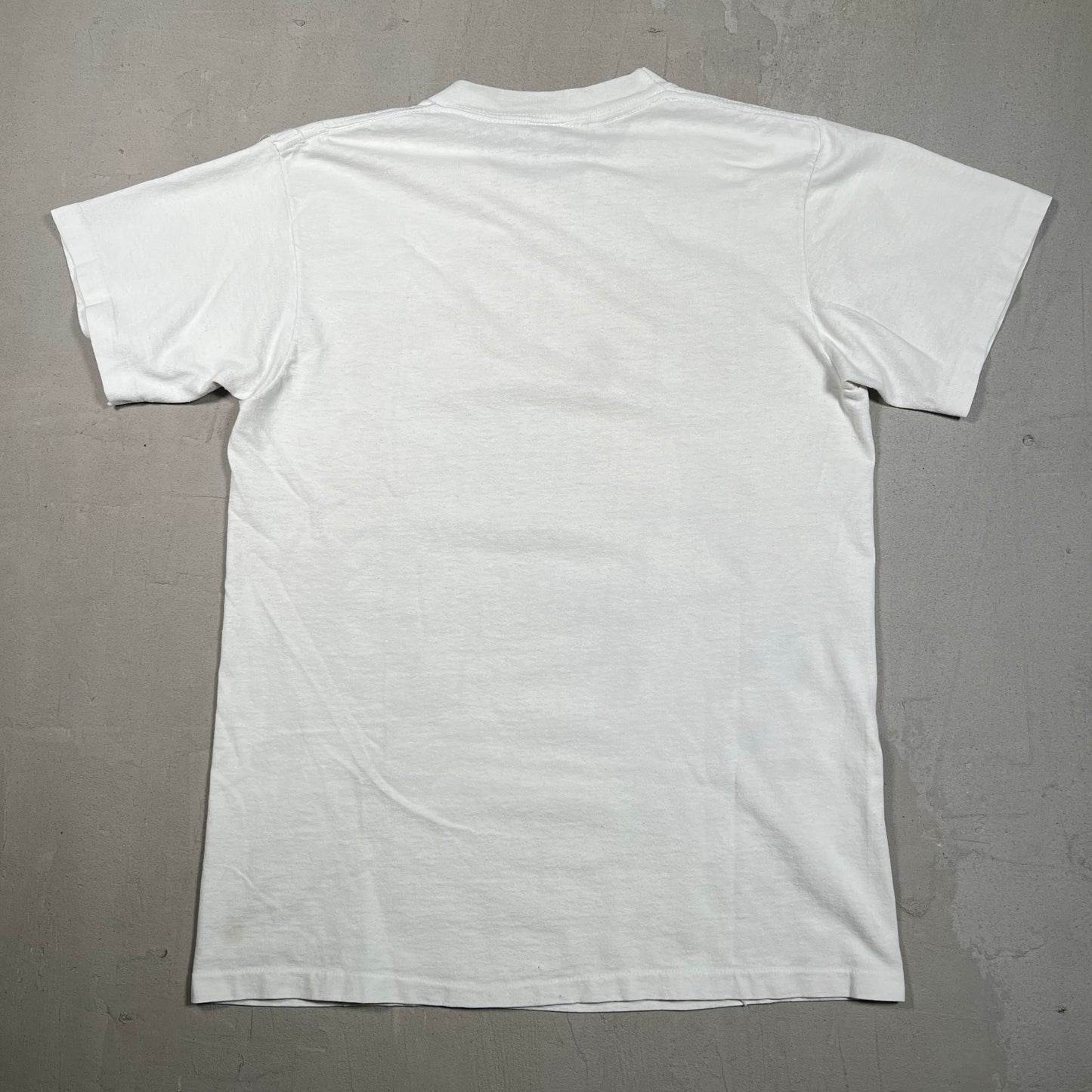 1990 Dick Tracy Large Print White Tee Size Medium USED v19539