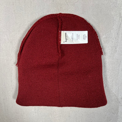 Supreme Slant Beanie Burgundy (2023) NEW x17584