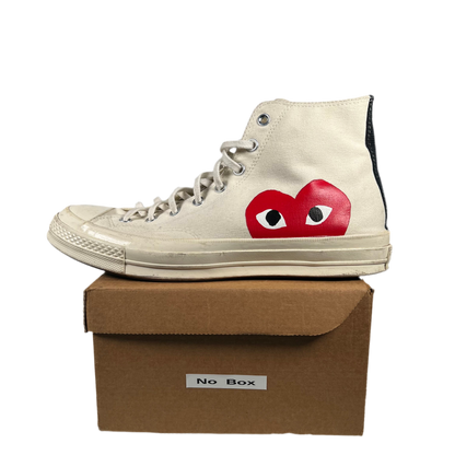 Converse x CDG Chuck Taylor All Star High Play White (2019) Size 11 USED s18174