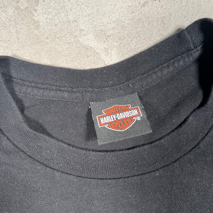 2017 Harley Davidson Rock N Roll City Cleveland Black Tee Size Large USED v19334