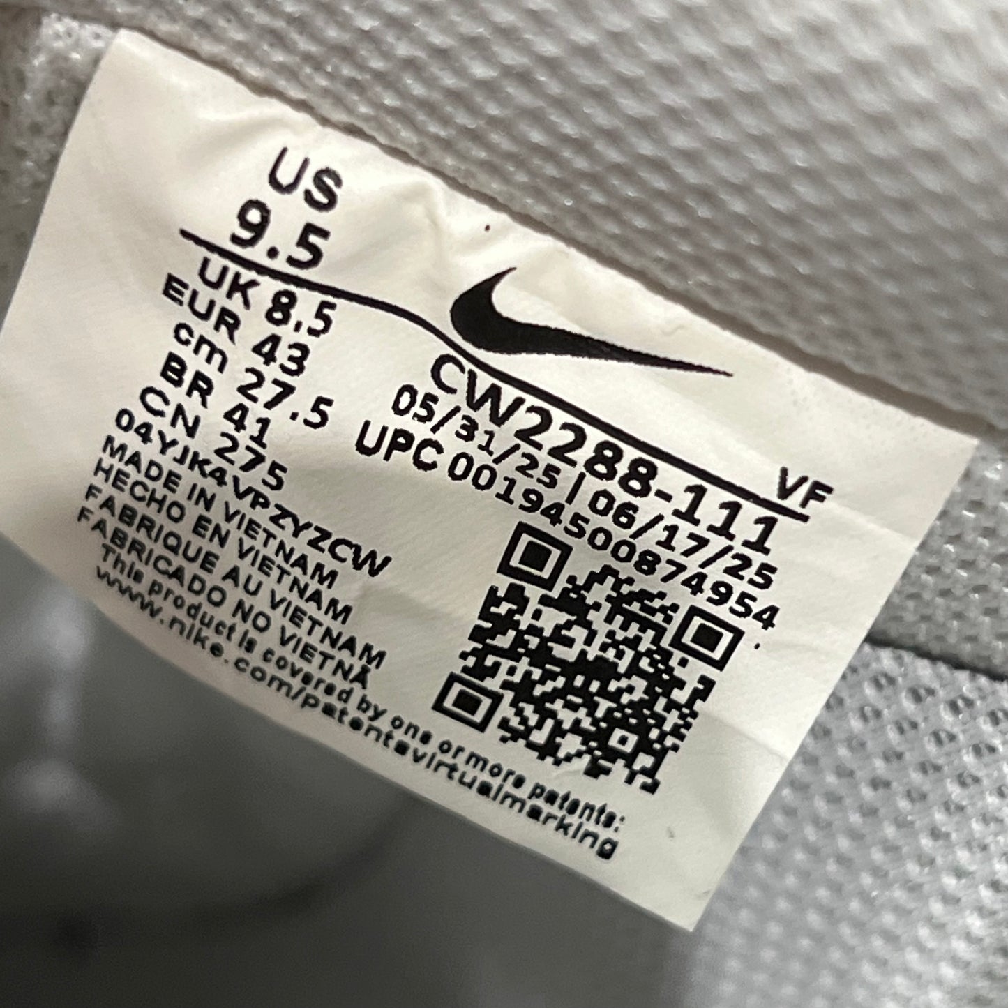 Nike Air Force 1 Low White (2026) Size 9.5 NEW s22341