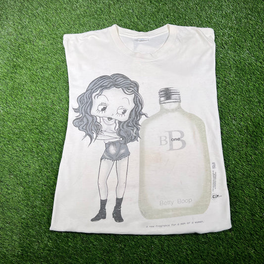 1994 Betty Boop White Calvin Klein Sppof Tee Size XXL USED v16846