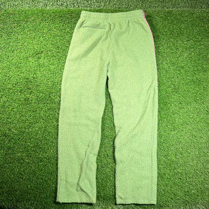 HMDD Green Textured SweatPants Size Large USED x16446