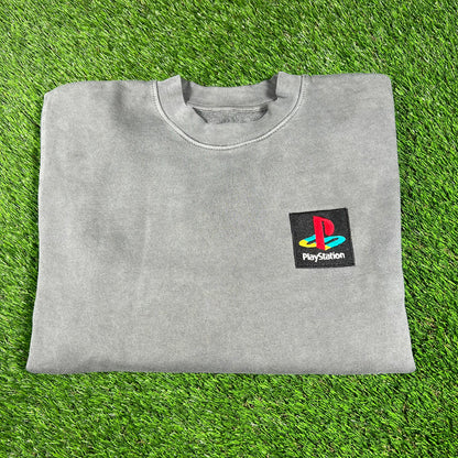 Travis Scott Playstation Grey Crewneck Size Medium USED x14644