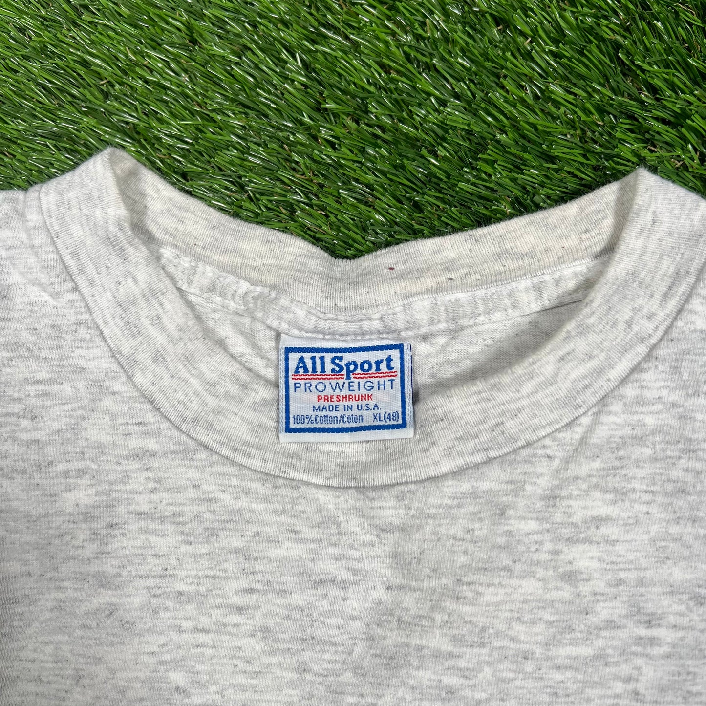 1994 Forrest Gump Bubba Gump Grey Tee Size XL USED v17333