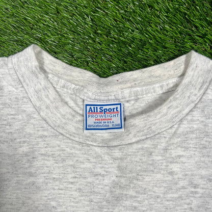 1994 Forrest Gump Bubba Gump Grey Tee Size XL USED v17333