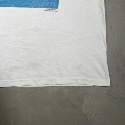 1992 Nirvana Nevermind Album Cover Giant Tag White Tee Size XL USED v19076