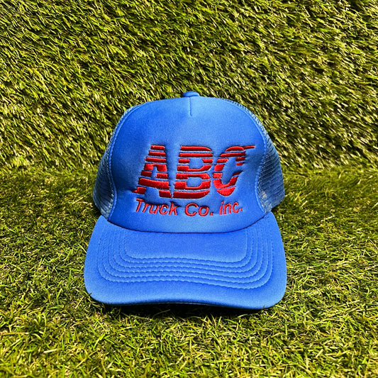 ABC Trucking Co Inc Blue Trucker Hat NEW x13642