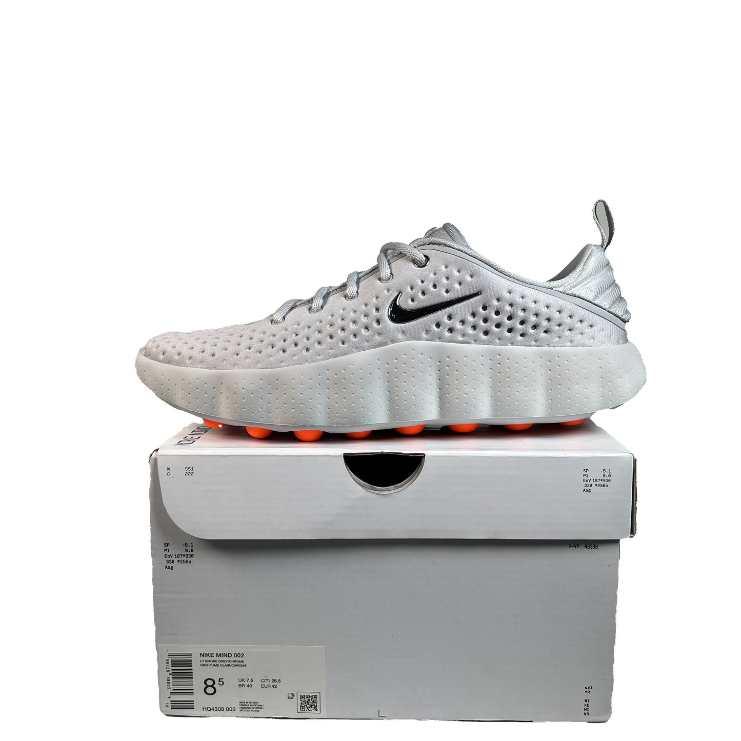 Nike Mind 002 Light Smoke Grey (2026) Size 8.5 USED s22246