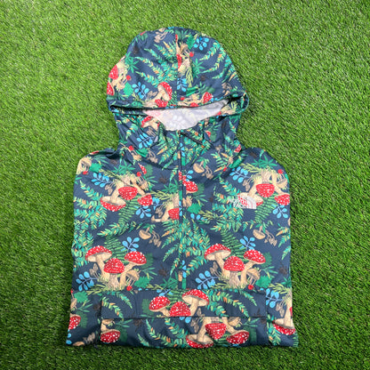 North Face 3 Fish Studios Mushroom Anorak Size Large USED v17969