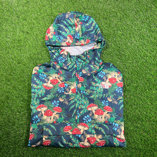 North Face 3 Fish Studios Mushroom Anorak Size Large USED v17969