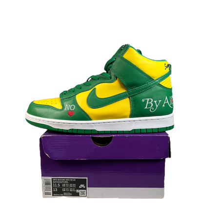 Nike SB Dunk High Supreme Brazil (2022) Size 11.5 NEW s23183