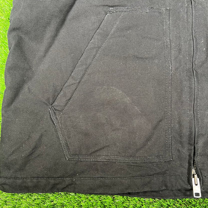 Carhartt Black Arctic Fleece Lined Jacket SIze XL USED v17893