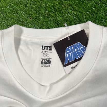 Uniqlo Star Wars Episode 1 White Tee Size XL NEW x15778