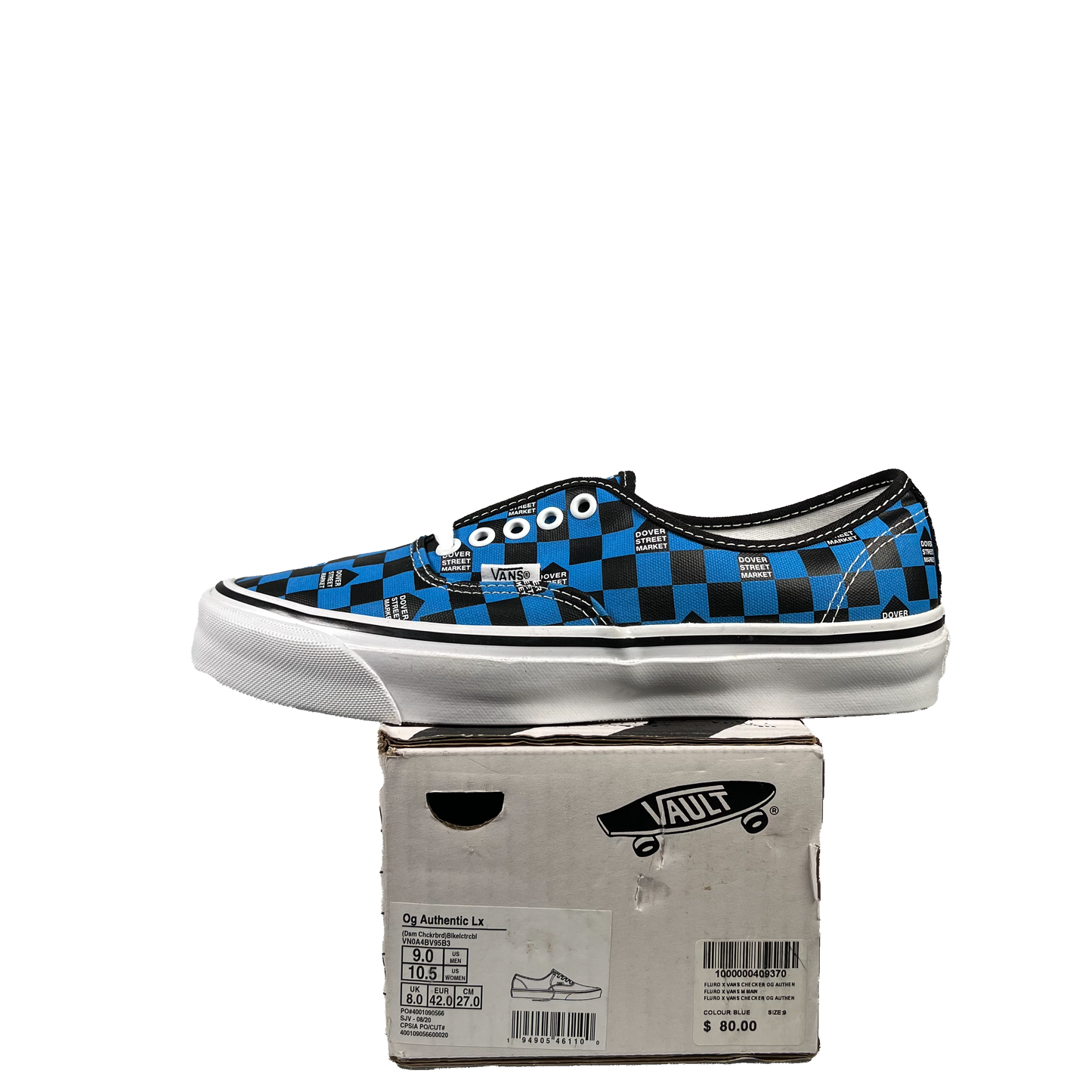 Vans Dover Street Market Authentic LX Blue (2020) Size 9 NEW s20198