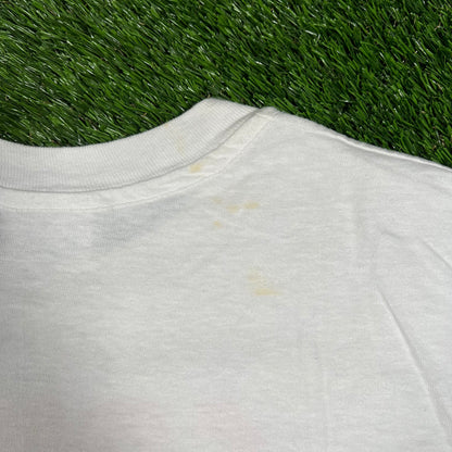 1990s Spike Lee Just Doin It White Tee Size Medium USED v16780