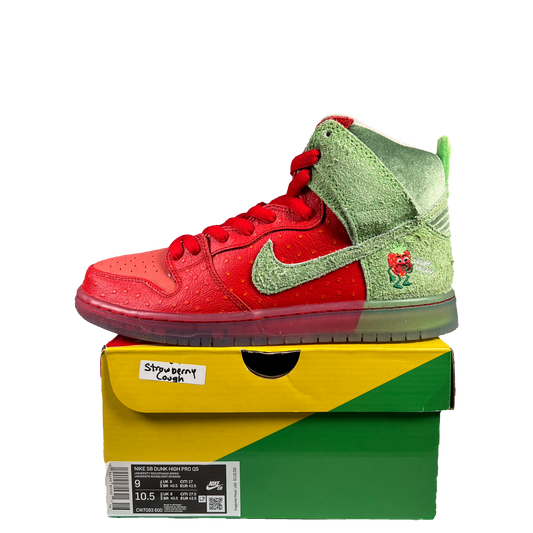 Nike SB Dunk High Strawberry Cough (2021) Size 9 NEW s19656