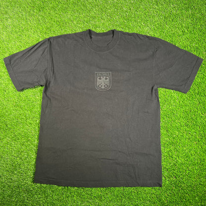 Kanye West Vultures 3M Crest Concert Black Tee Size XL USED x16122