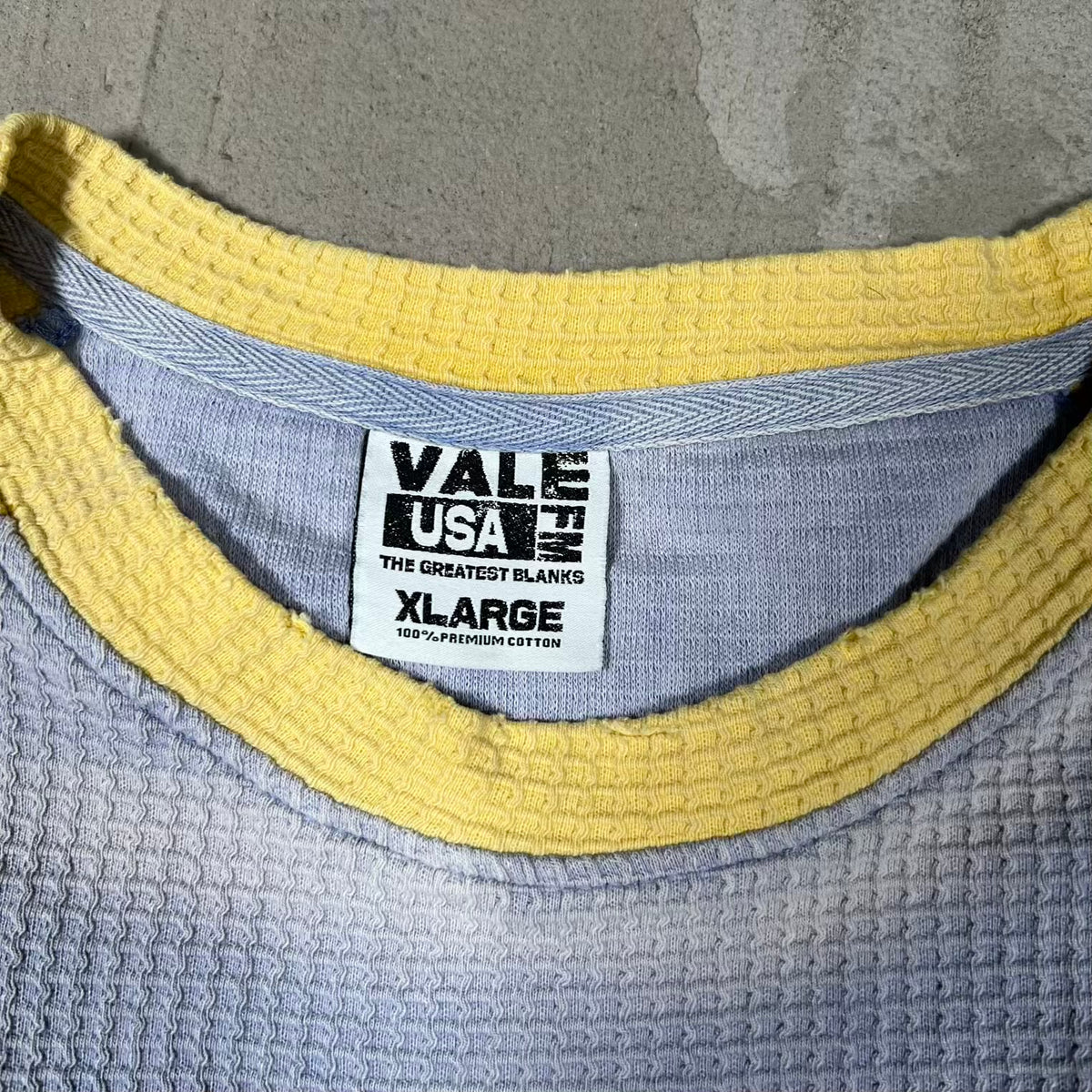 Vale Crest Thermal Purple/Yellow Longsleeve Size XL USED x18553