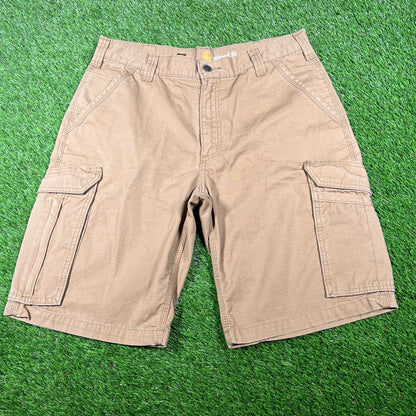 Carhartt Brown Cargo Shorts Size 34 USED v16869
