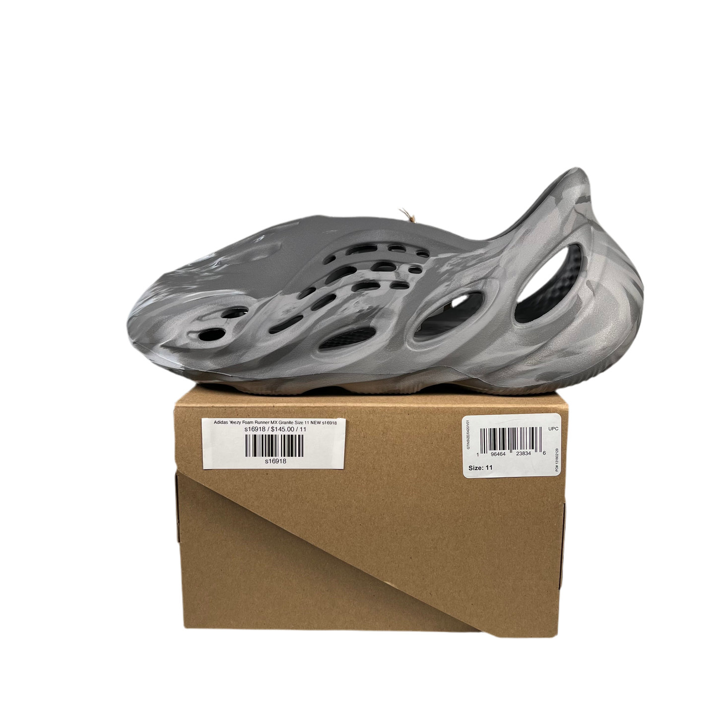 Adidas Yeezy Foam Runner MX Granite Size 11 NEW s16918