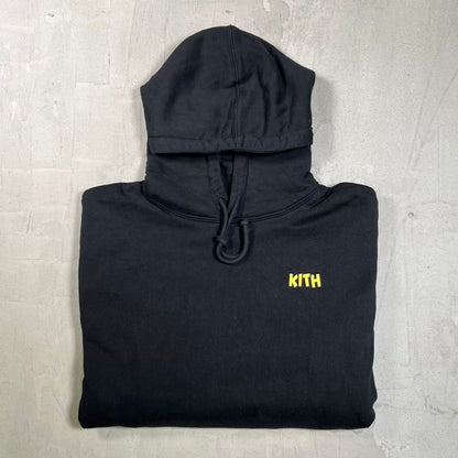 Kith Disney Friends Family Portrait Hoodie Black Size Large USED x18833