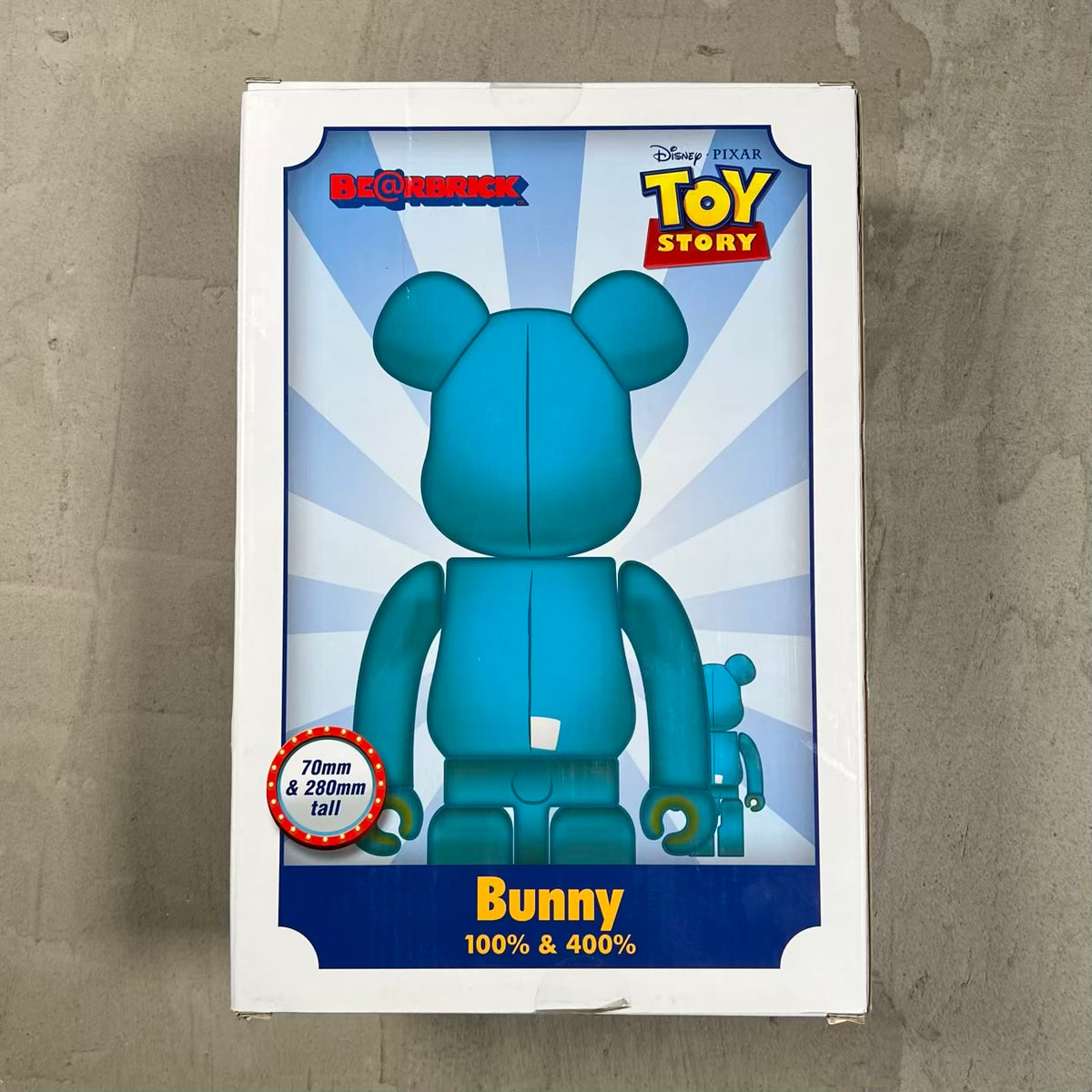 Bearbrick Disney Pixar Toy Story 4 Bunny 100% / 400% Set NEW x18664