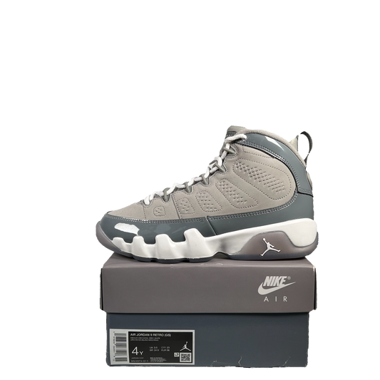 Jordan 9 Cool Grey (2025) Size 4Y NEW s16336