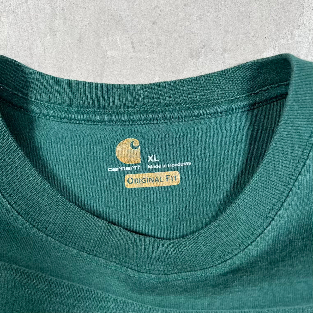 Carhartt Green Pocket Tee Size XL USED v20448