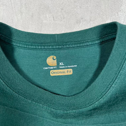 Carhartt Green Pocket Tee Size XL USED v20448