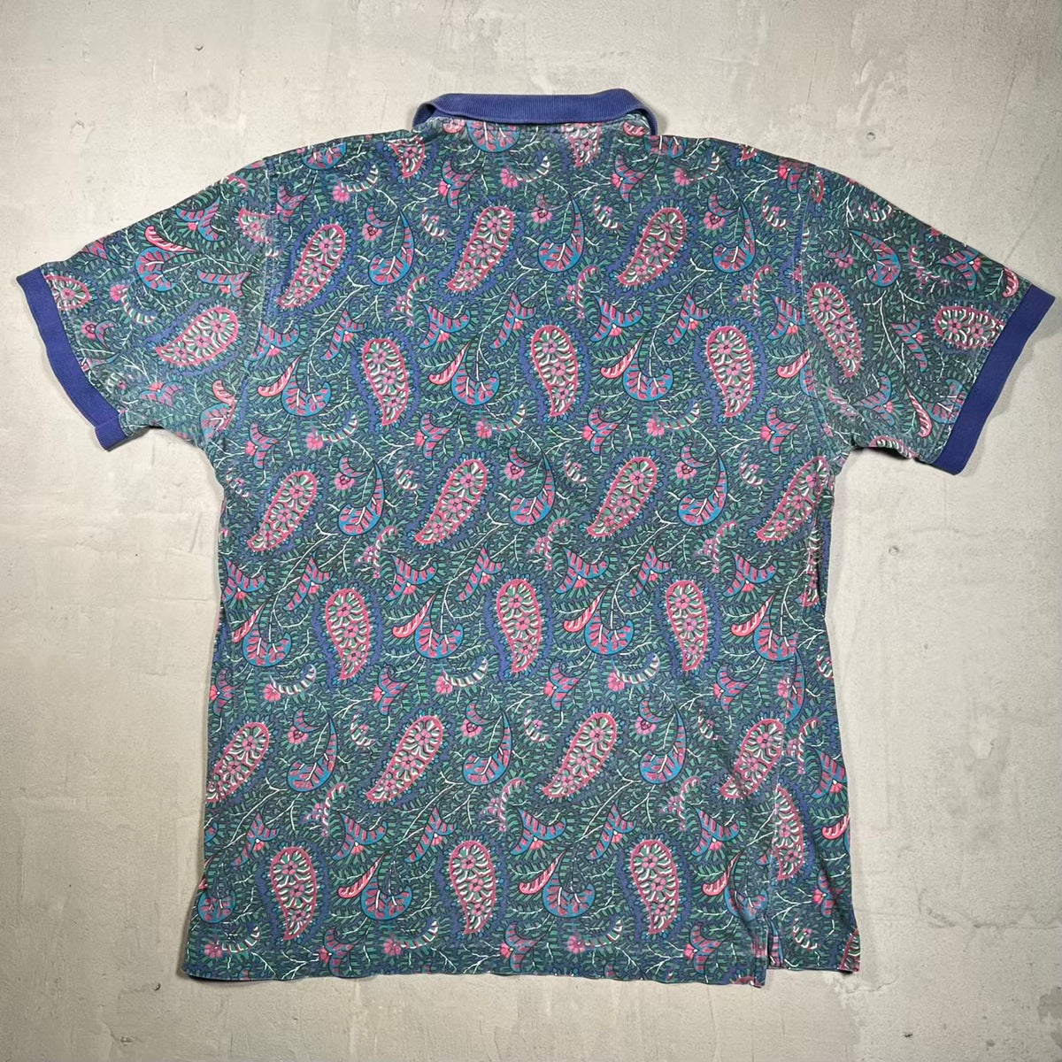 1990s Christian Dior AOP Floral Print Polo Tee Size Large USED v15798