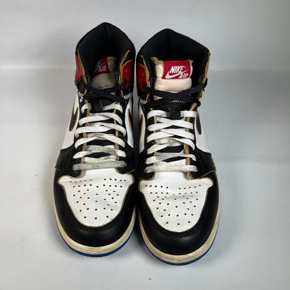 Jordan 1 High Fragment Union Varsity Red Sport Royal (2025) Size 9 USED s23647