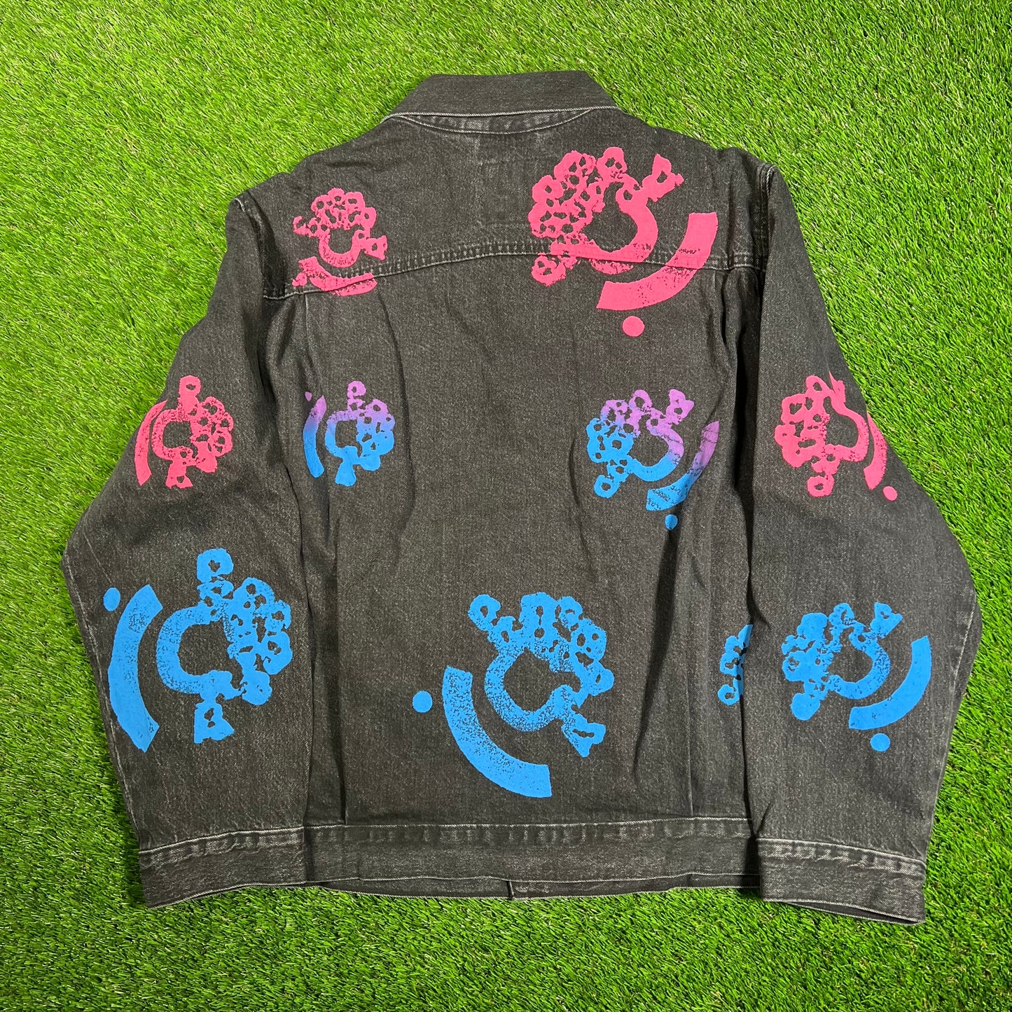 Denim Tears Levis Bstroy Black Jean Jacket Size XXL NEW x12133