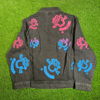 Denim Tears Levis Bstroy Black Jean Jacket Size XXL NEW x12133