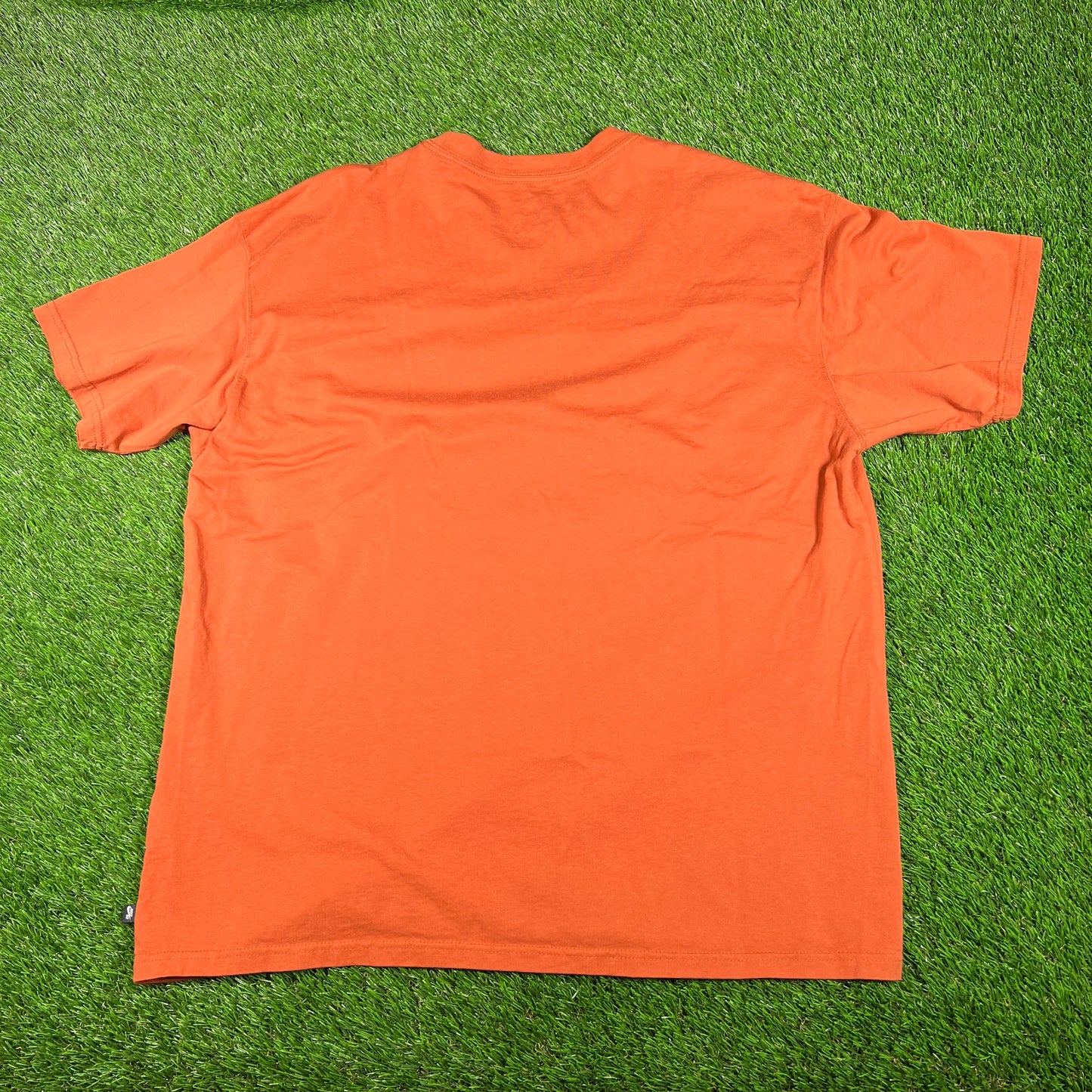 Nike SB Simple Logo Orange Tee Size XL USED v18096