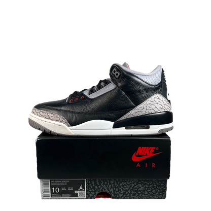 Jordan 3 Black Cement (2024) Size 10 USED s22256