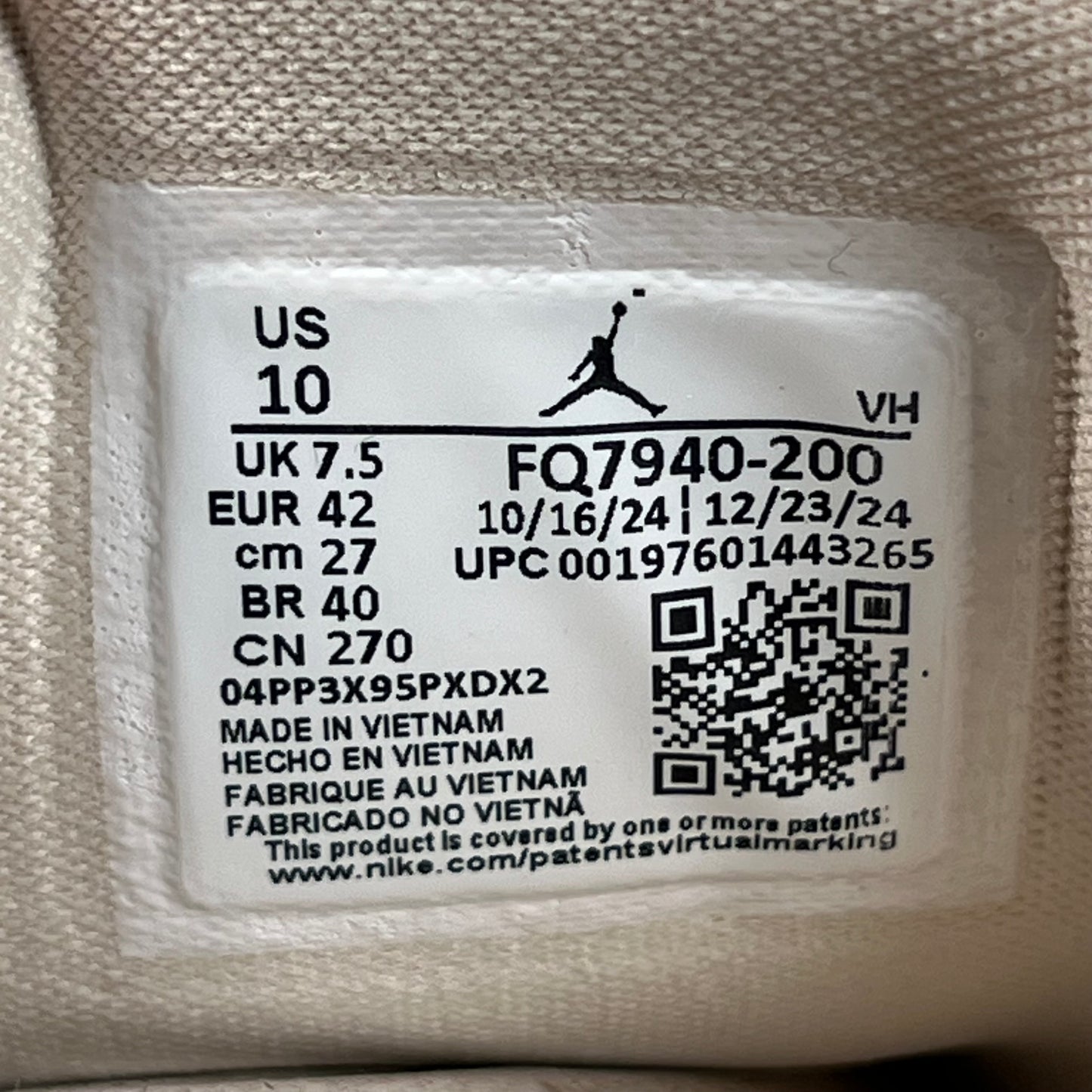 Jordan 4 RM Legend Light Brown (2024) Size 8.5M/10W s22209
