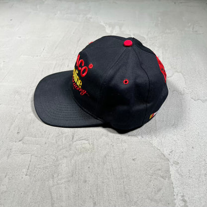 1990s Texaco Havoline Racing Black SnapbackHat USED v20283