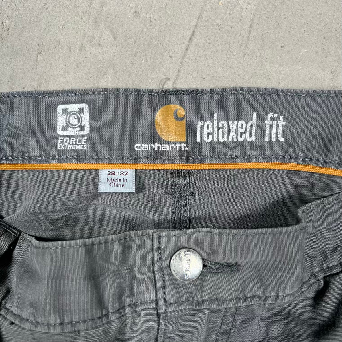 Modern Carhartt Grey Utility Pants Size 38 USED v17485