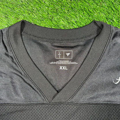 Cactus Jack Fanatics Black Raiders Jersey Size XXL USED x15417