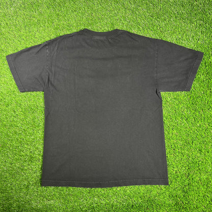 2018 Wu Tang 36 Chambers Album Cover Black Tee Size Medium USED v17170