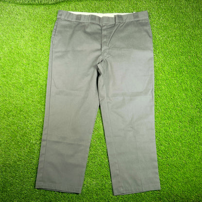 Dickies Straight Leg Grey Pants Size 46x30 USED v18079
