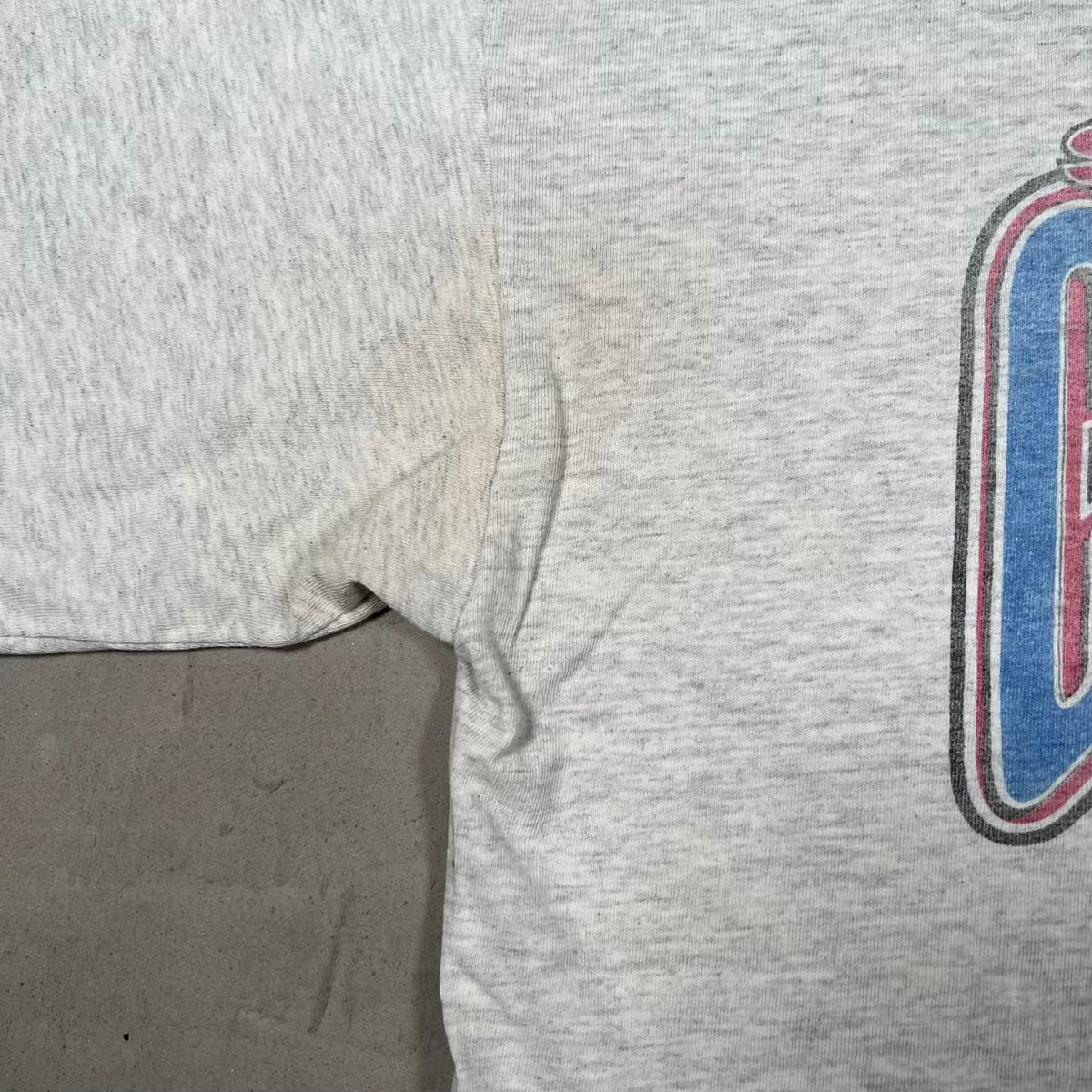 1994 New York Rangers Stanley Cup Light Grey Tee Size Large USED v20245