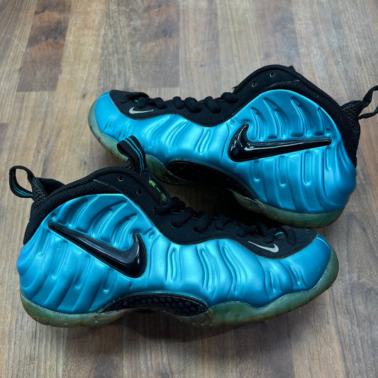 Nike Air Foamposit Pro Electro Blue Size 8 USED S17116